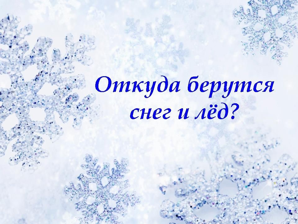 Презентация 1 класс откуда берется снег и лед презентация 1 класс школа россии